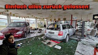 Verlassenes Autohaus mit Werkstatt gefunden! Plötzlich hören wir Geräusche 