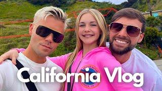 CALIFORNIA VACATION VLOG!! Malibu Beach, Birthday Celebrations, Aviator Nation, Disneyland, & More!!