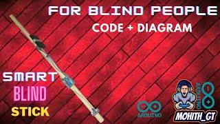 How to make Smart Blind Stick with Arduino | Arduino Project || MOHITH GT