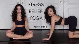 10 MINUTE YOGA FOR STRESS RELIEF | follow along | think clearly and calmly