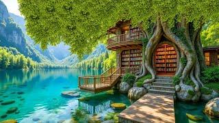 Fresh Summer Morning with Piano Music and Birds Song  Calm Piano Music For Work, Sleep, Relax