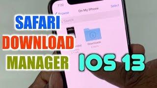 How to use Safari’s download manager in iOS 13