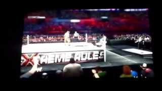 John cena vs cesaro last man standing match