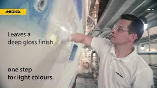 Mirka Polarshine® 45: Boat polishing: The new polishing compound for gelcoat and other hard surfaces