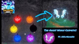 How to get the Ghost Wings Cosmetic + Badge | Roblox - Treasure Quest (Ft. xXOutRiderXx)