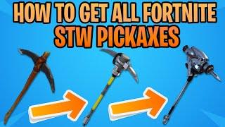 Fortnite Stw All Pickaxe Upgrades - How To Get a Better Pickaxe in Fortnite Save The World