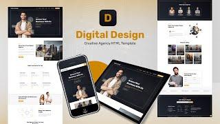 Digital Design: Creative Consulting & Business Agency HTML Template | Geek Code Lab