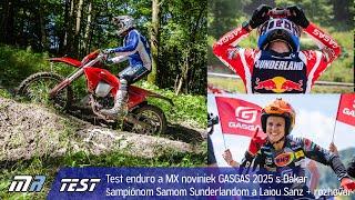 Test noviniek GASGAS 2025 s Dakar šampiónom Samom Sunderlandom a Laiou Sanz + rozhovor - motoride.sk