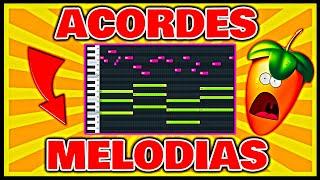 COMO HACER ACORDES y MELODIAS en FL STUDIO 21 || CREAR MELODIAS y ACORDES en FL STUDIO 21