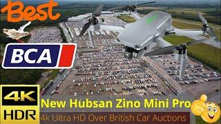 HDR, 2021 Newest Hubsan Zino Mini Pro Drone BCA (British Car Auctions) BlackBushe Aerial View 4k UHD