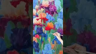 Картина маслом в процессе, #shorts #живопись #oilpainting