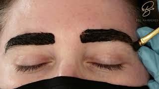 3 Steps for a Henna Eyebrow Tint Application - EYEBROW TRANSFORMATION 