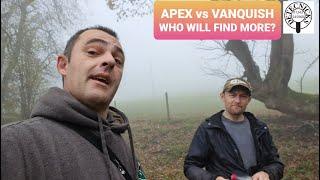 Garrett Apex vs Minelab Vanquish.  who will find the most?