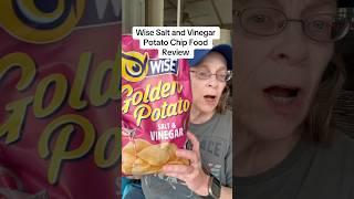 Wise salt and vinegar potato chip food review. #foodreview #food #shorts