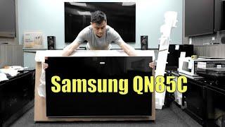 Samsung QN85C NEO QLED 2023 Unboxing, Setup and 4K 60fps Demos