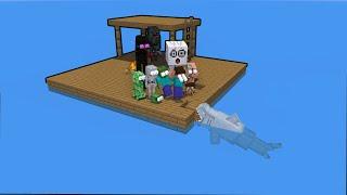 RAFT SURVIVAL | Minecraft  Animation