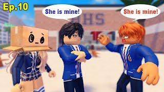  MASK GIRL EP 10: Love Triangle | Girl Won't Show Face In School | Roblox Crush Idol | Berry Avenue