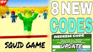 NEW CODES SQUID GAME CODES (AUGUST 2024) - ROBLOX SQUID GAME CODES - SQUID GAME CODE