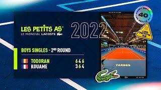 Les Petits As 2022 | Boys 2nd Round | Matei Todoran vs. Moise Kouame