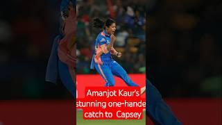 Amanjot Kaur's stunning one-handed catch to Capsey