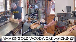 Amazing old woodwork machinery