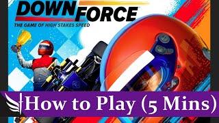 How to Play Downforce Board Game (FULL Auction Rules, 5 Minutes)