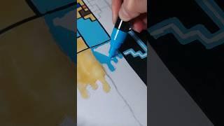 Drawing Steve from Minecraft in 4 different art styles️