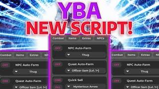 YBA NEW SCRIPT OP AUTOFARM SCRIPT - ITEM FARM, STAND FARM & MORE