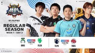  LIVE | MPL PH S15 | ENGLISH - Week 1 Day 3