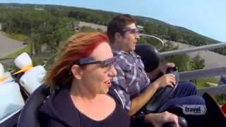 Hades of Mt  Olympus Coaster VIDEO  Thrill Factor  TravelChannelcom