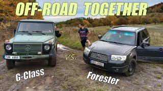 Subaru Forester vs. Mercedes-Benz G-Class / OFF-ROAD