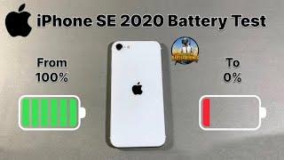 iPhone SE 2020 battery test in 2024 |PUBG MOBILE BGMI|