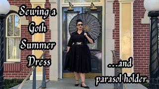 Sewing a Goth Summer Dress