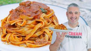 This Slow Cooked BEEF RAGU PASTA Recipe is Better than Nonna Bolognese Sauce