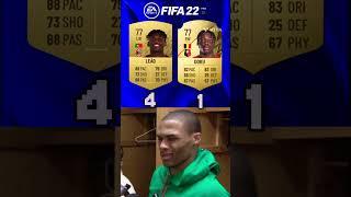 Reacting to Rafael Leao vs Doku in EVERY FIFA!️#reaction #fifa #doku  #vs #every #memes #football