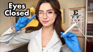 ASMR Cranial Nerve Exam but EYES CLOSED  Medical Roleplay for Sleep