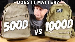 500D vs 1000D Cordura: What's the BIG DEAL? Should YOU care??