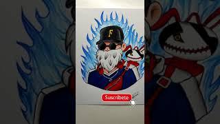 DIBUJOS DE FREE FIRE | CARTOON DRAWING OF FREE FIRE #shorts