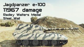 Jagdpanzer e-100 11967 damage Radley Walters Medal Steel Wall