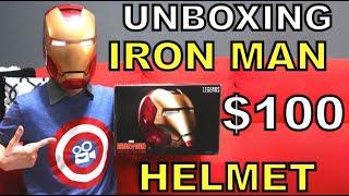 Unboxing $100 Iron Man Helmet - Marvel Legends Series Replica Review
