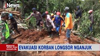 Petugas Evakuasi Korban Longsor di Nganjuk, Jatim - iNews Malam 15/02