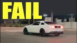 How Not To Leave a Car Meet! Fails & Cops.