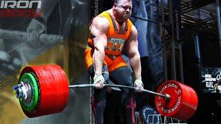 Ivan Makarov Deadlift 501kg, 470kg, 435kg attempt to break Eddie Hall's World Record