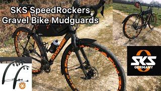 Gravel Bike Mudguards | SKS SpeedRockers fits 40+ Tyre size