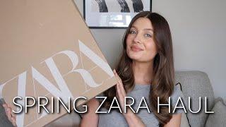 SPRING ZARA HAUL | TRY ON | Amy Beth