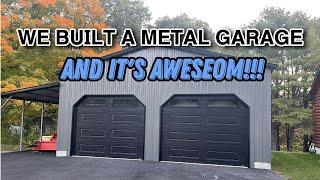 Metal Garage Build from Best Choice Metal Structures