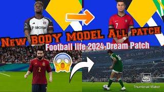 New MODELO DE CUERPO BODY MODEL  Para Football life 2024 Dream Patch