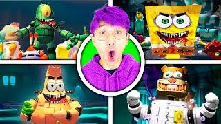 LANKYBOX Playing SPONGEBOB BATTLE FOR BIKINI BOTTOM REHYDRATED!? (FULL GAME PLAY!)