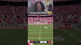 Crazy last second hailrmary !! #ncaa #ncaa25 #online #twitch #stream #cfp #clip