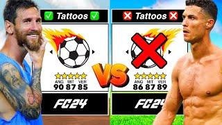 SPIELER MIT TATTOOS vs SPIELER OHNE Tattoos in FC 24!! 